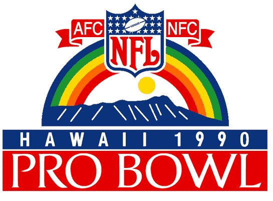 Pro Bowl 1990 Primary Logo iron on transfers for T-shirts